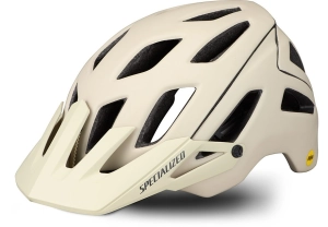 2022 SPECIALIZED AMBUSH ANGI MIPS HELMET - SMALL, SATIN WHITE MOUNTAINS/GUNMETAL