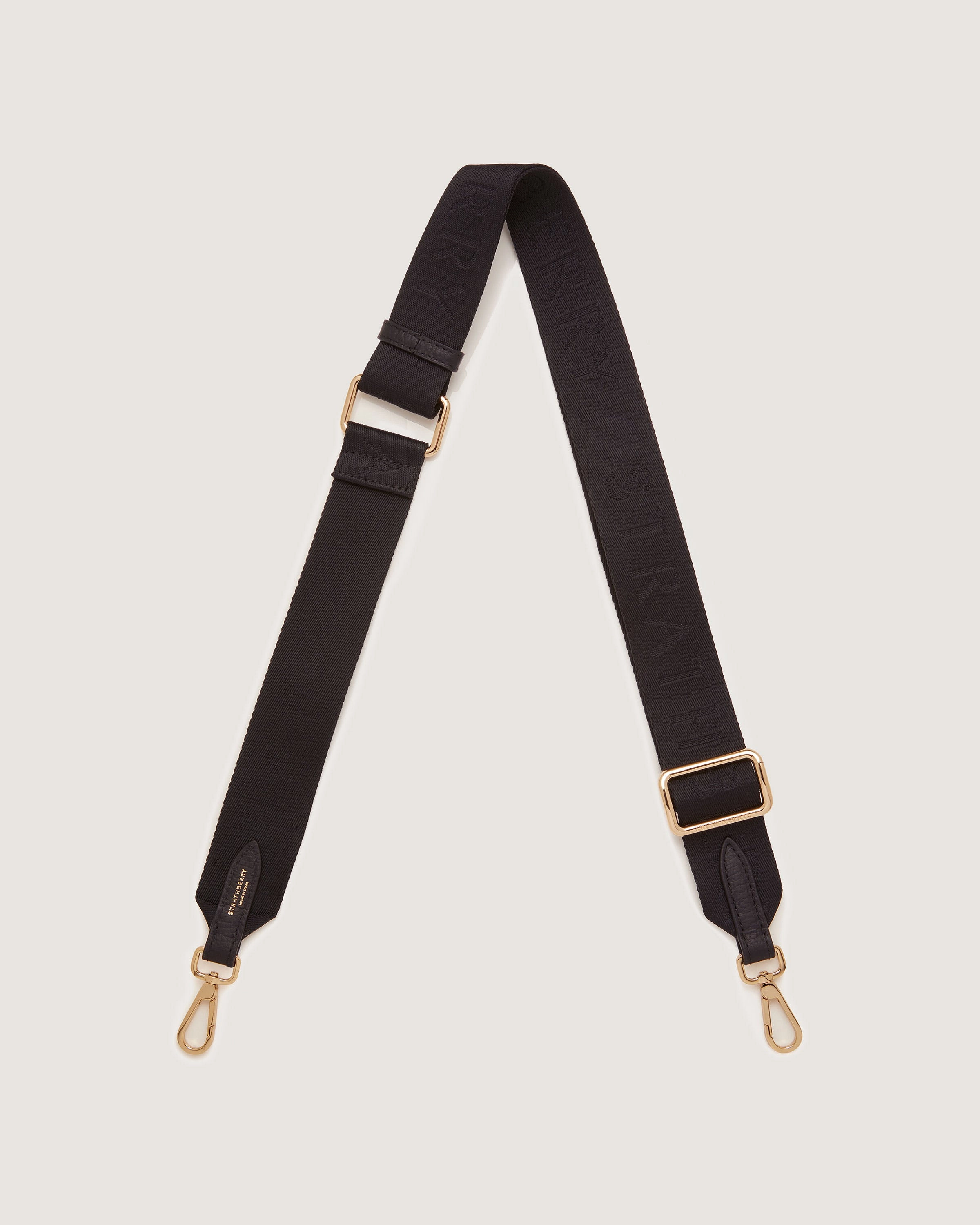 Adjustable Webbing Strap - Black Logo