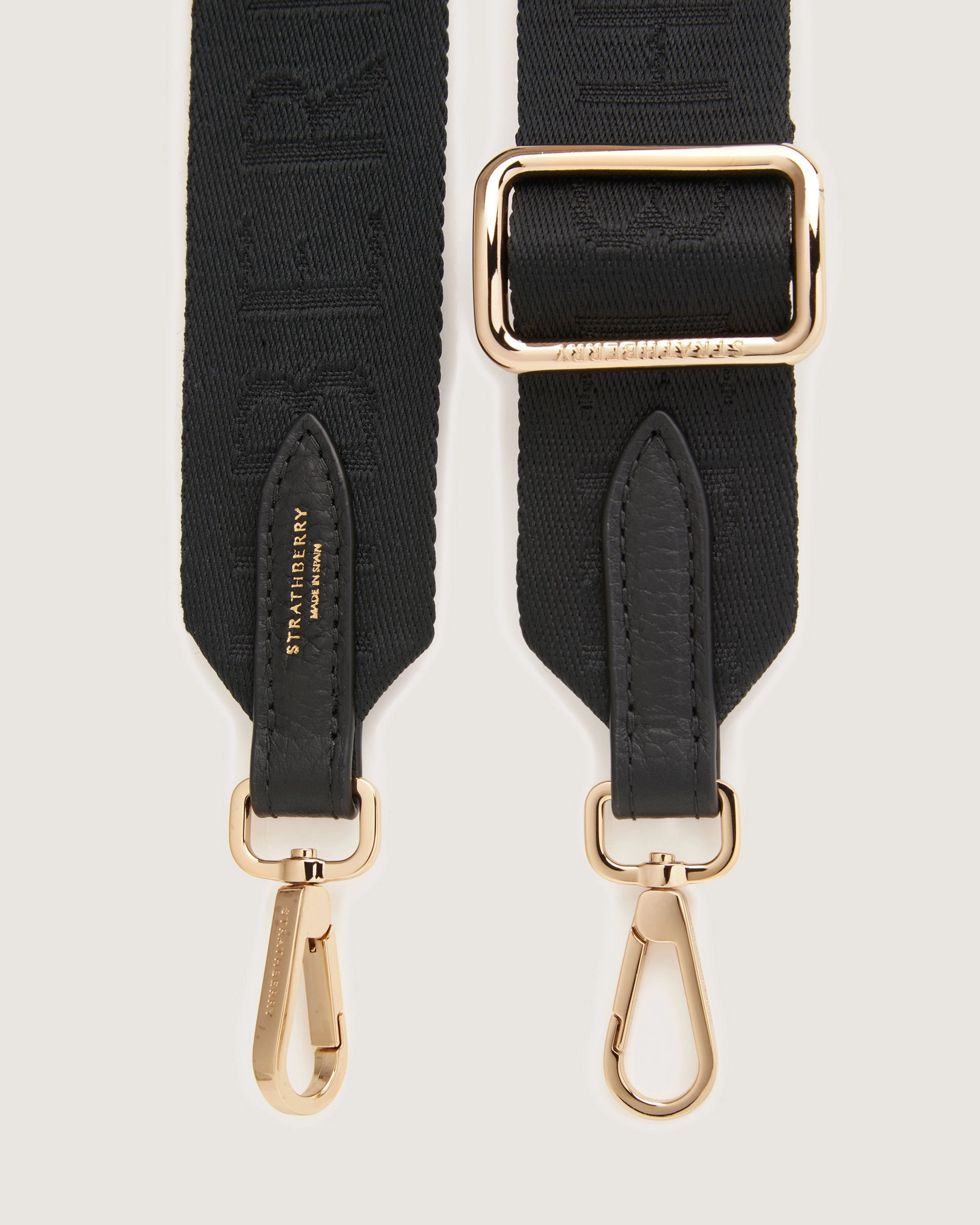 Adjustable Webbing Strap - Black Logo