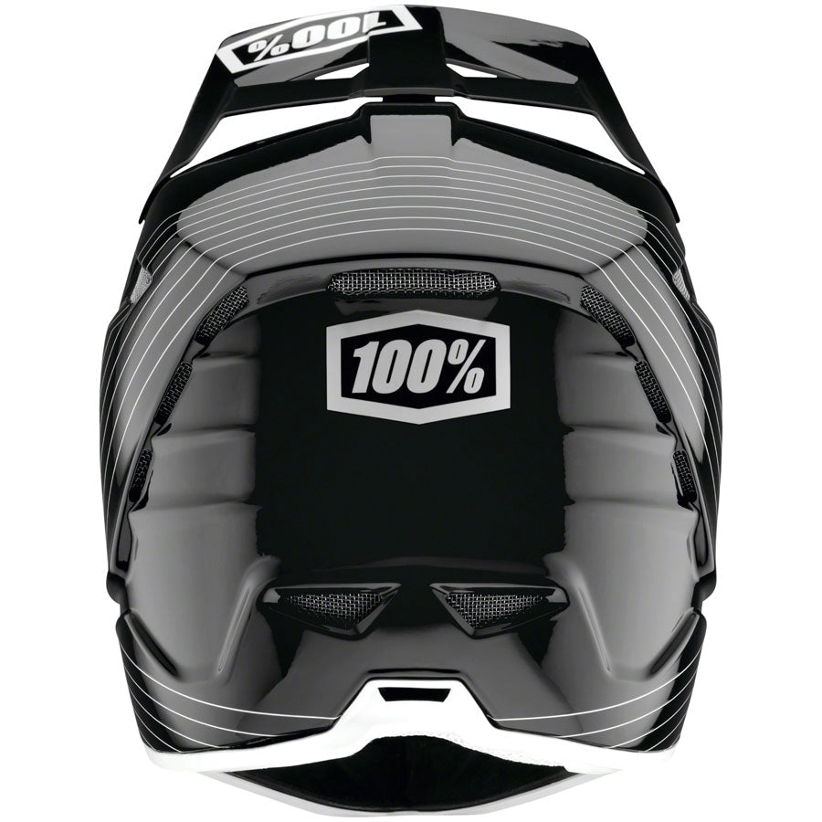 Aircraft Composite Full Face Mountain Bike Helmet  - Black