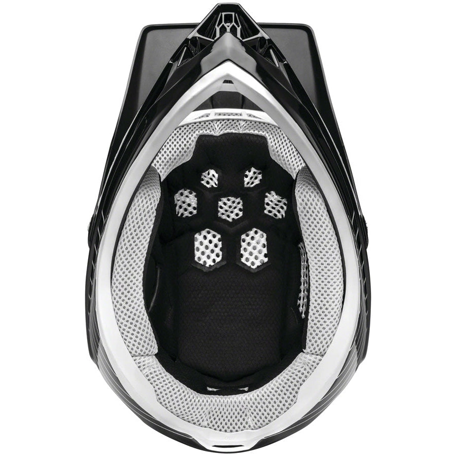 Aircraft Composite Full Face Mountain Bike Helmet  - Black