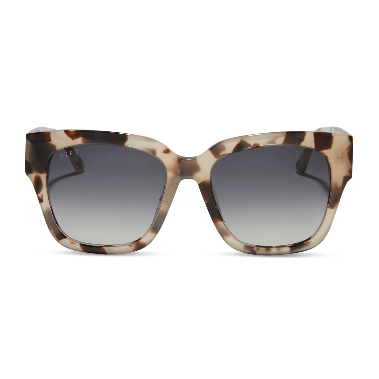 BELLA II - CREAM TORTOISE   GREY GRADIENT SUNGLASSES