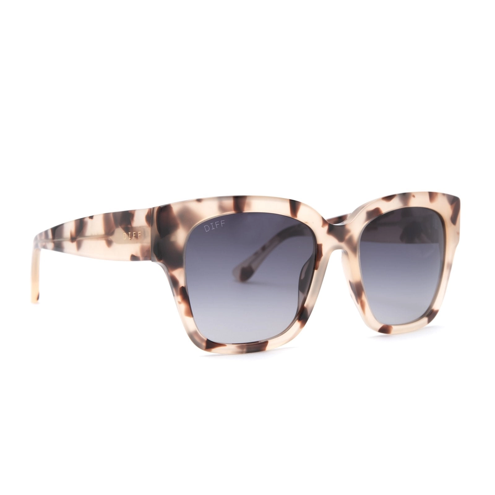 BELLA II - CREAM TORTOISE   GREY GRADIENT SUNGLASSES