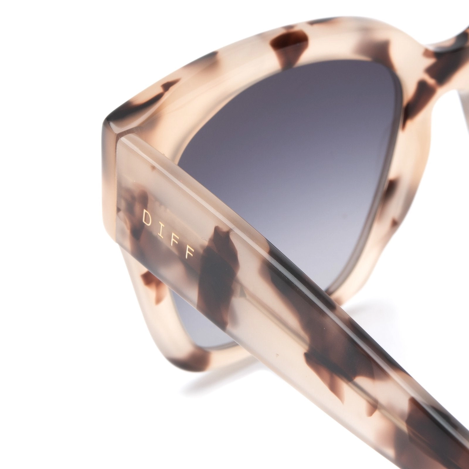 BELLA II - CREAM TORTOISE   GREY GRADIENT SUNGLASSES