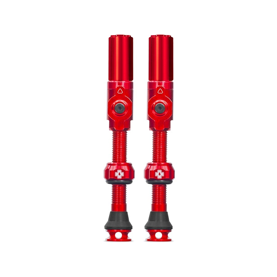Big Bore Hybrid Tubeless Valve 75mm Pair - Red