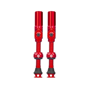 Big Bore Hybrid Tubeless Valve 75mm Pair - Red