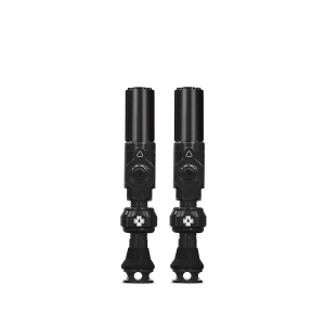 Big Bore Hybrid Tubeless Valve Stems - Small 30mm Black