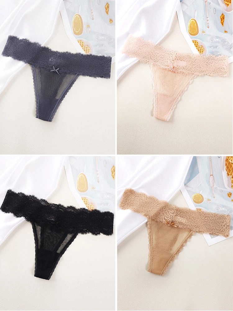 Breathable Low Waist Lace Sexy Panties