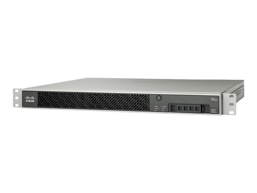 Cisco ASA 5525-X Firewall Edition - Security appliance - 8 ports - 1GbE - DC power - 1U - refurbished - rack-mountable ASA5525-DC-K8-RF