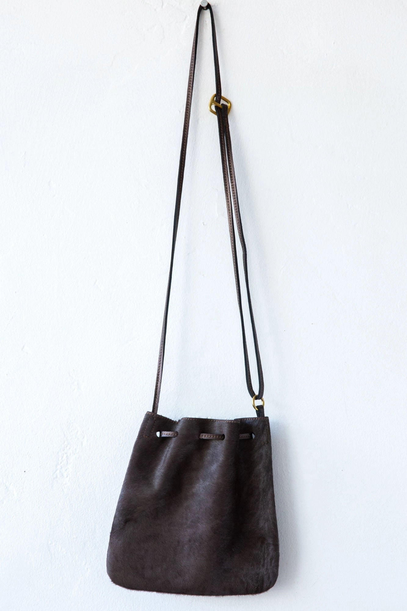 d/e goods grey pony bag