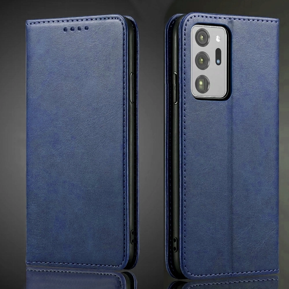 For Samsung Galaxy Note20 Ultra 5G/4G Embossed Cat Butterflies Pattern Horizontal Flip Leather Case