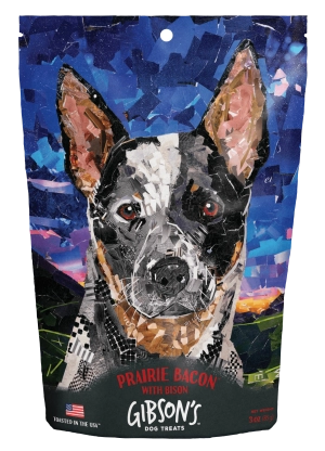 Gibson's Prairie Bacon With Bison Jerky Treats for Dogs