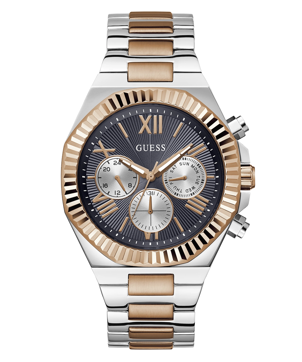 GUESS Equity Mens 2-Tone Multi-function Watch