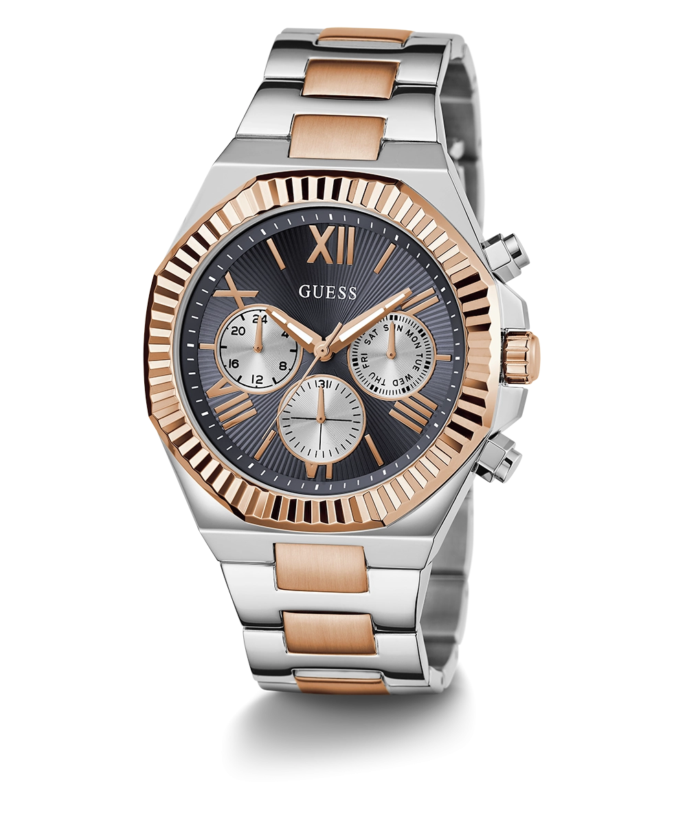 GUESS Equity Mens 2-Tone Multi-function Watch