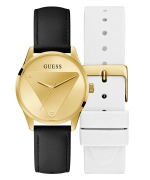 GUESS Ladies Gold Tone Analog Watch Box Set