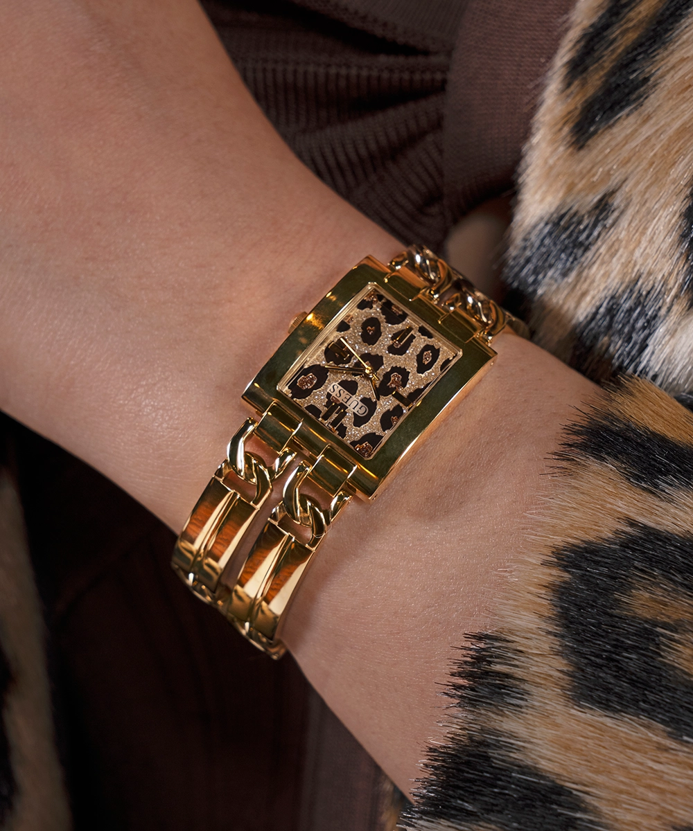 GUESS Ladies Gold Tone Analog Watch