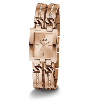 GUESS Ladies Rose Gold Tone Analog Watch
