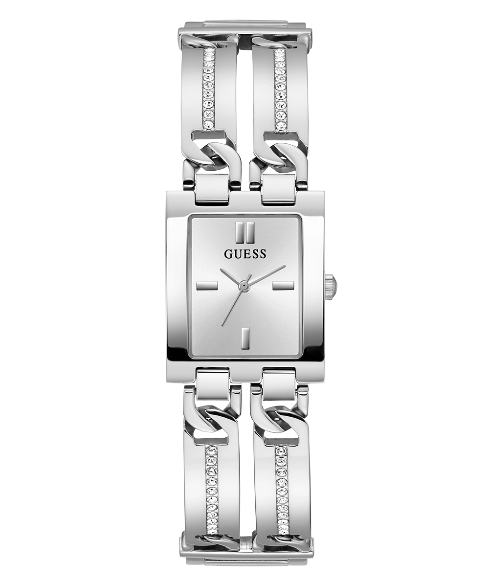 GUESS Ladies Silver Tone Analog Watch