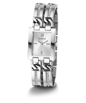 GUESS Ladies Silver Tone Analog Watch