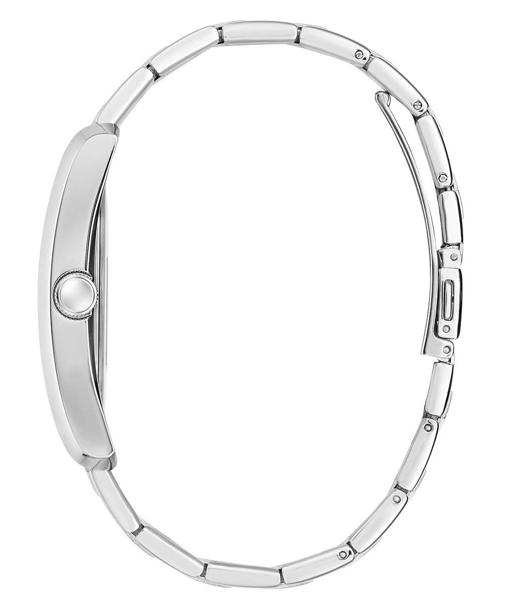 GUESS Mens Silver Tone Analog Watch