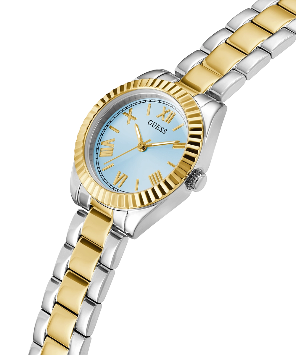 GUESS Mini Luna Ladies 2-Tone Analog Watch