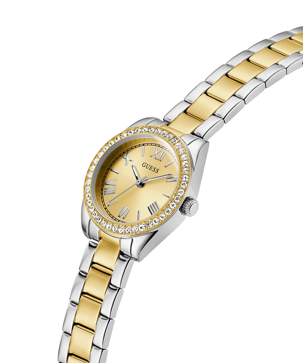 GUESS Mini Luna Ladies 2-Tone Analog Watch