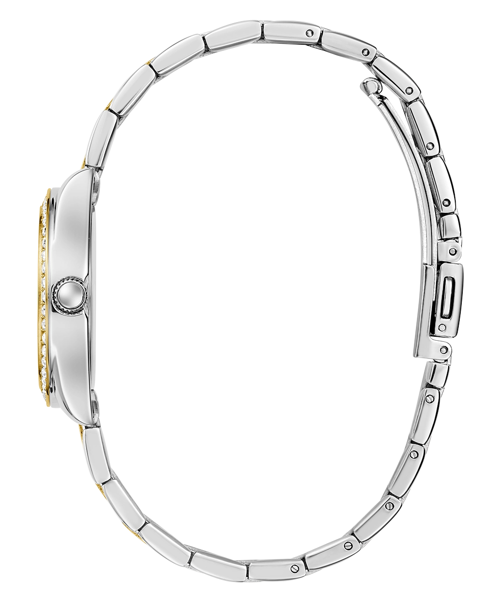 GUESS Mini Luna Ladies 2-Tone Analog Watch