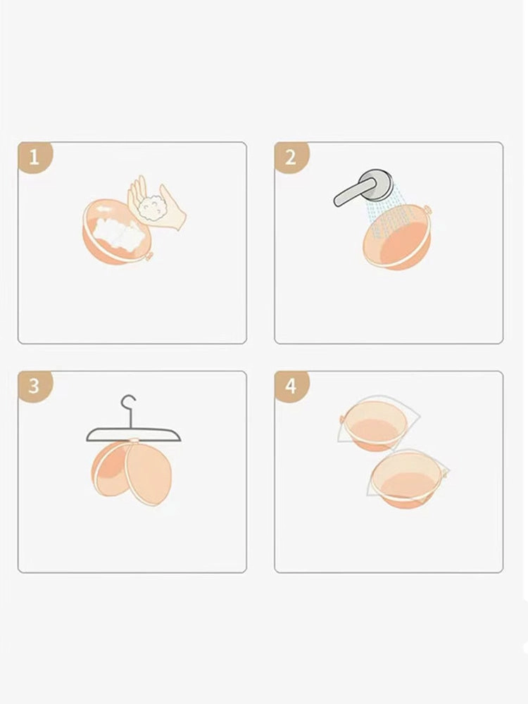 Invisible Sweat-Resistant Lace Adhesive Bra