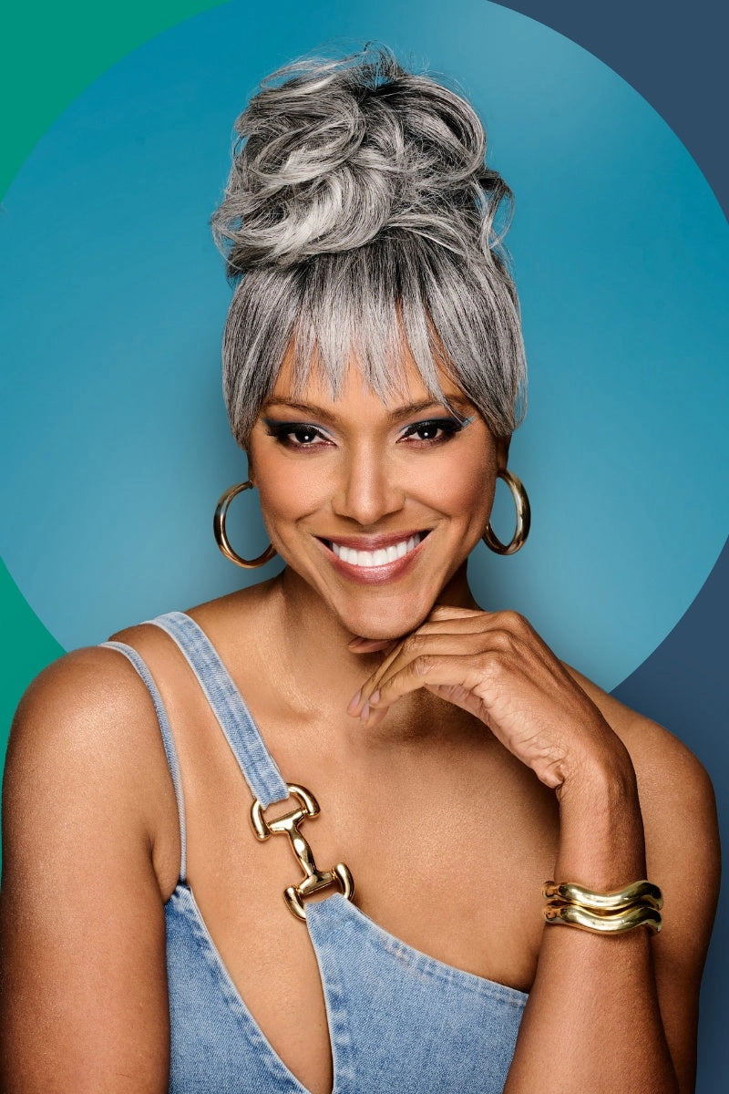 Kim Kimble Extensions - Sleek Style Bun & Bang