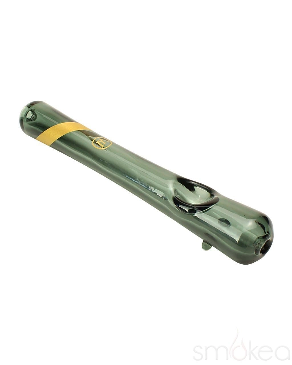 Marley Natural Smoked Glass Steamroller Pipe