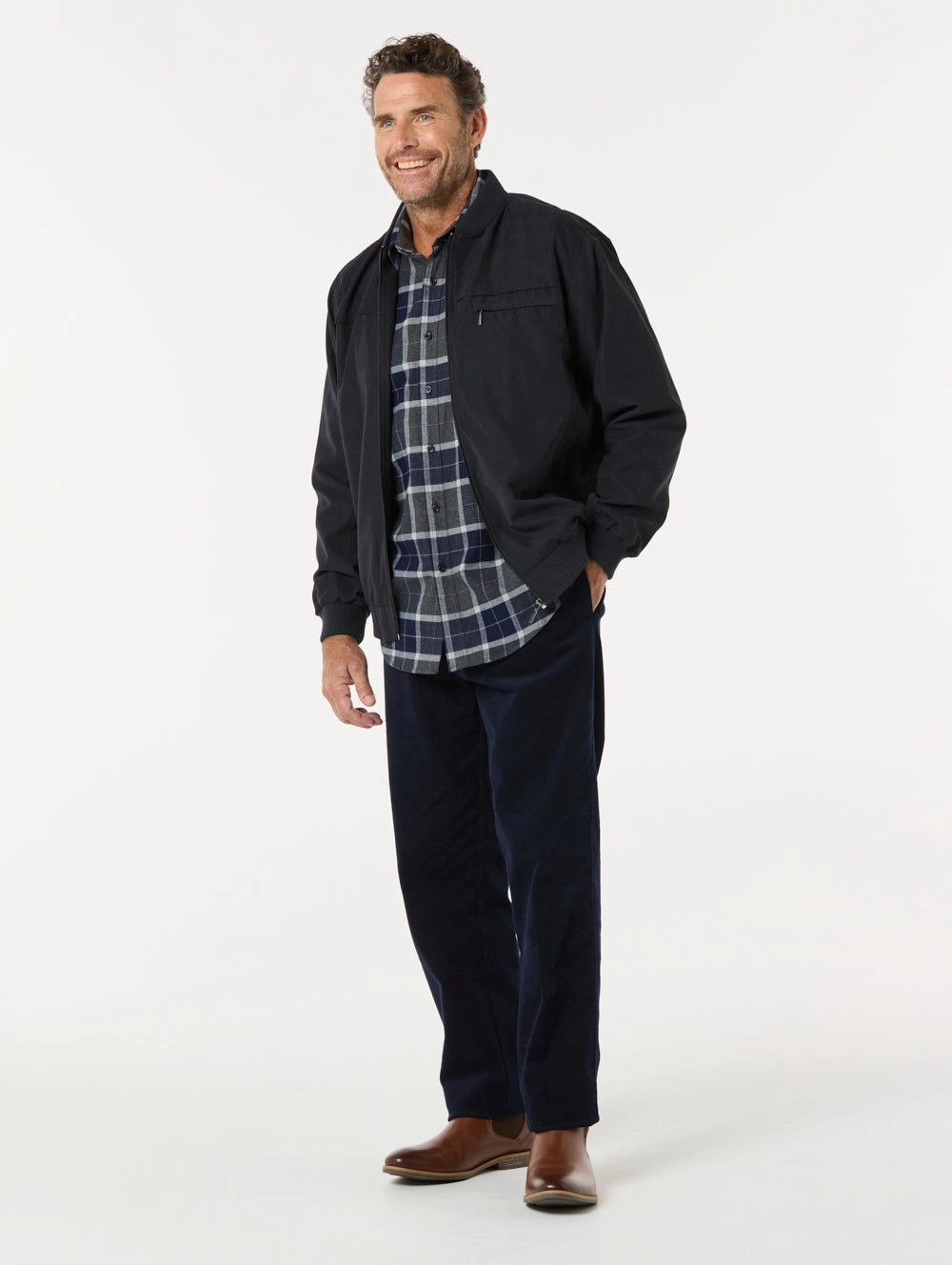 Microfibre Bomber Jacket
