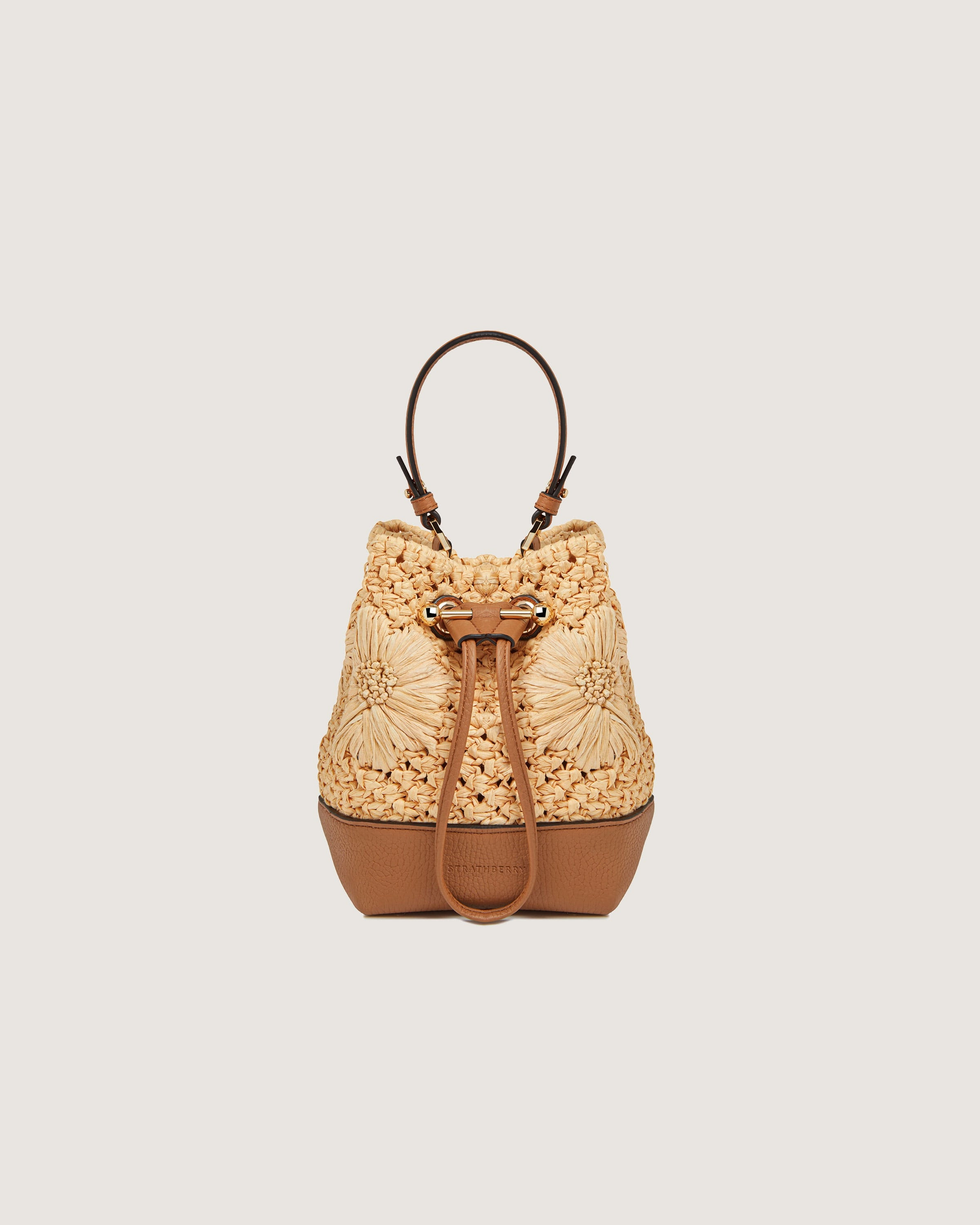 Osette - Floral Paper Raffia/Tan