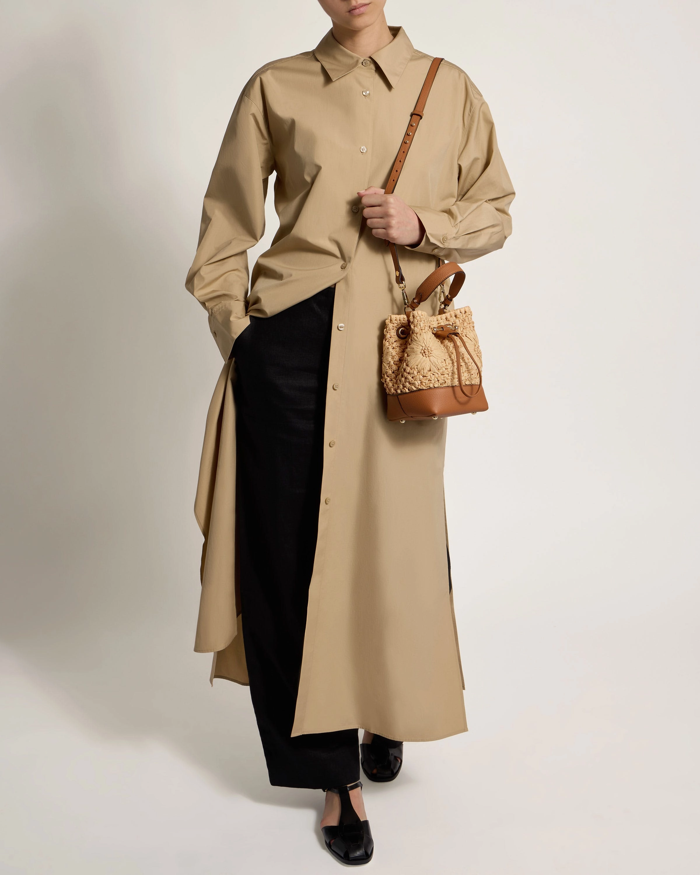 Osette - Floral Paper Raffia/Tan