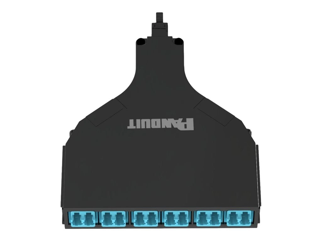 Panduit QuickNet - Pre-terminated fiber optic cassette - LC MM X 12 - 1U FQSA-12-10U