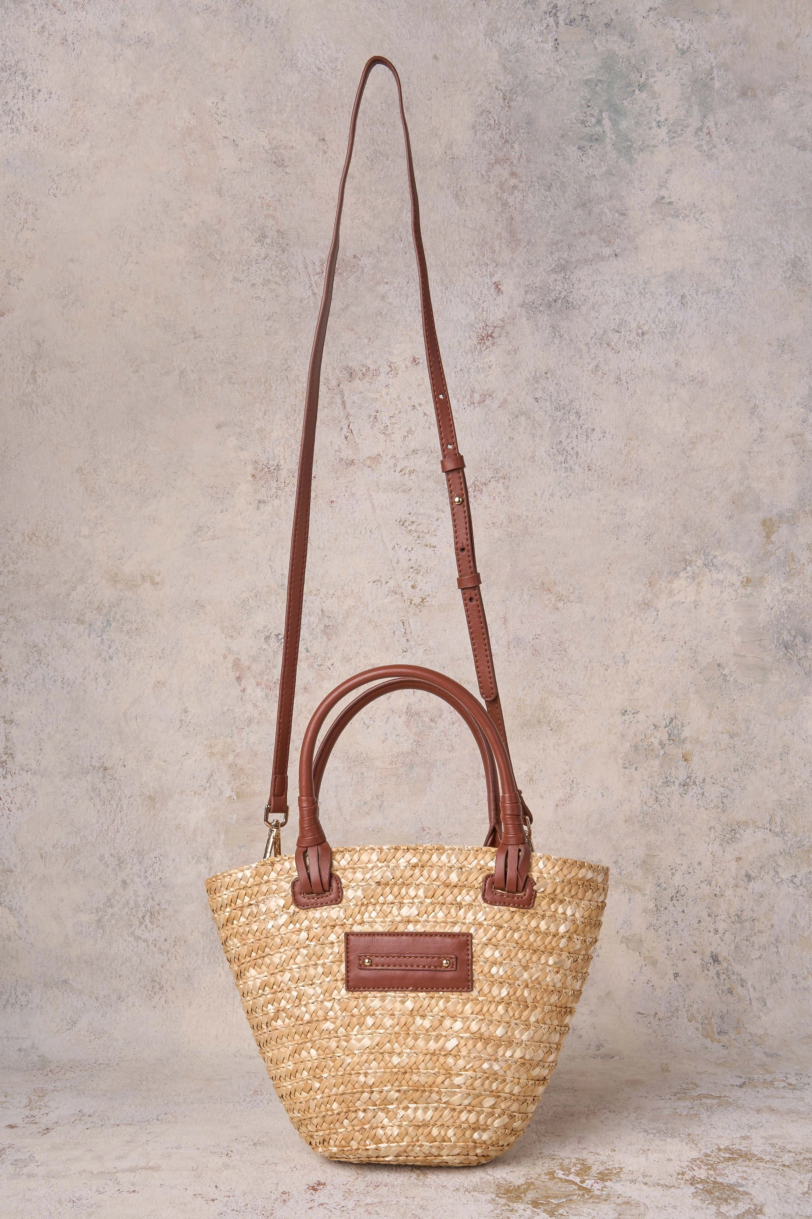 Petite Basket Bag - Natural