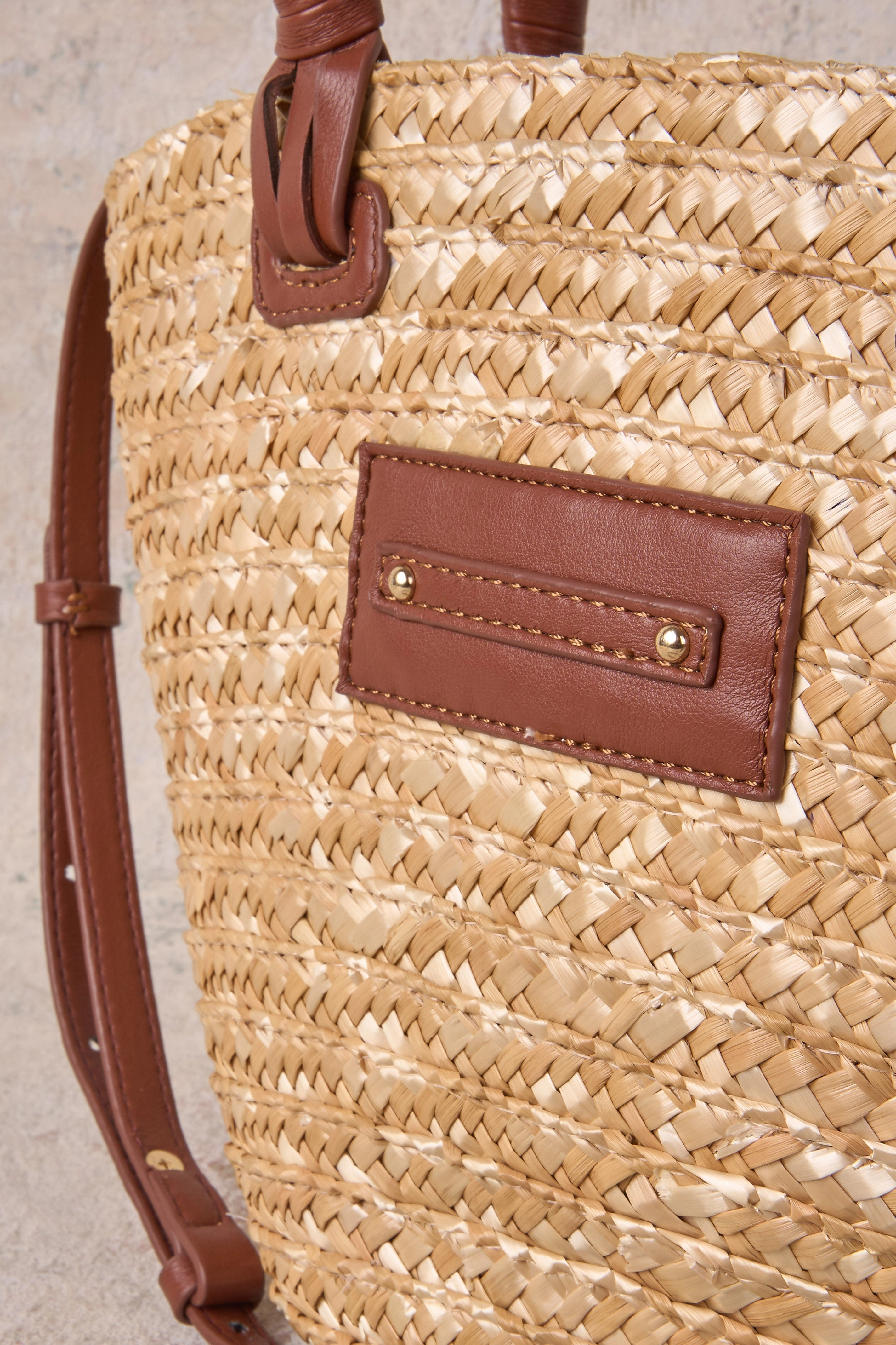 Petite Basket Bag - Natural