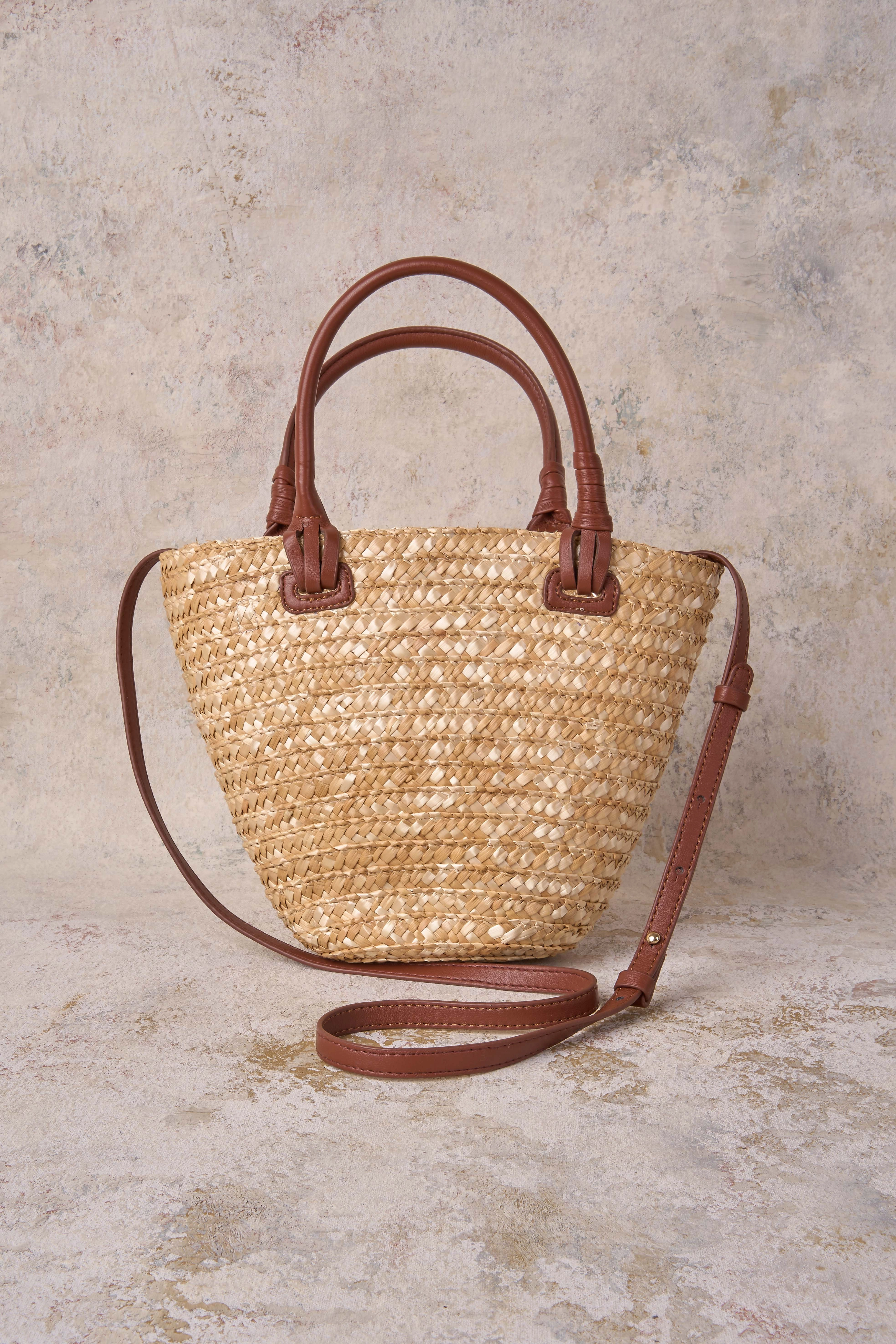 Petite Basket Bag - Natural