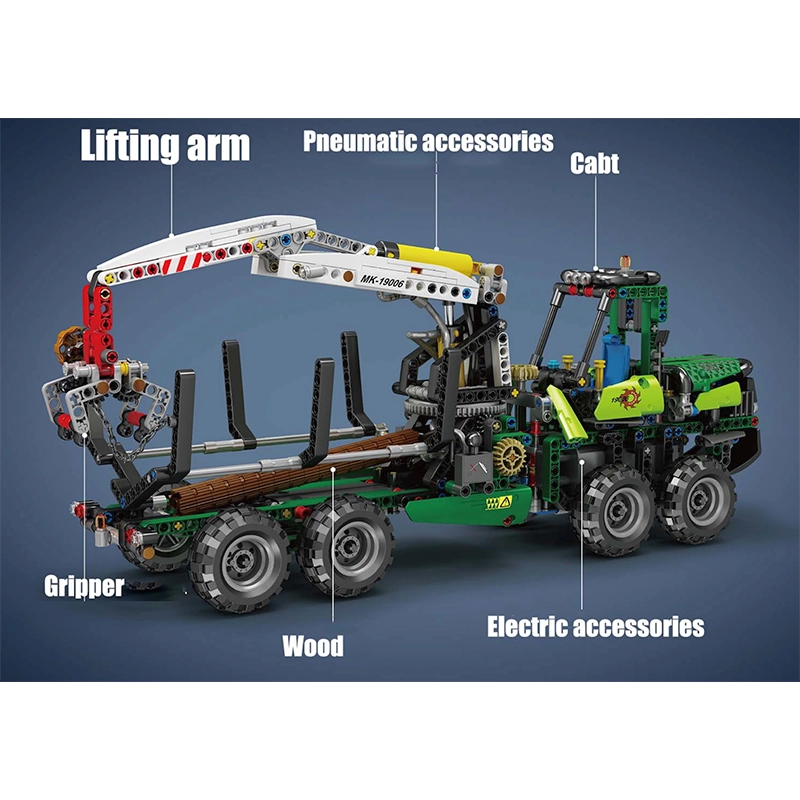 Pneumatic Logging Truck 937pcs