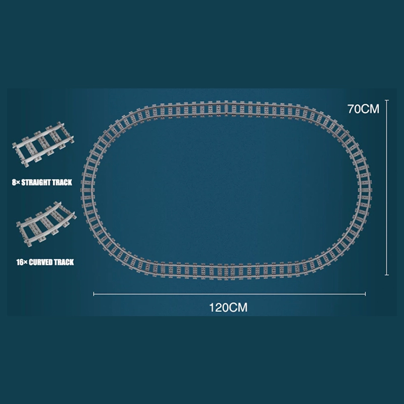 Remote Controlled Steam Train 2085pcs