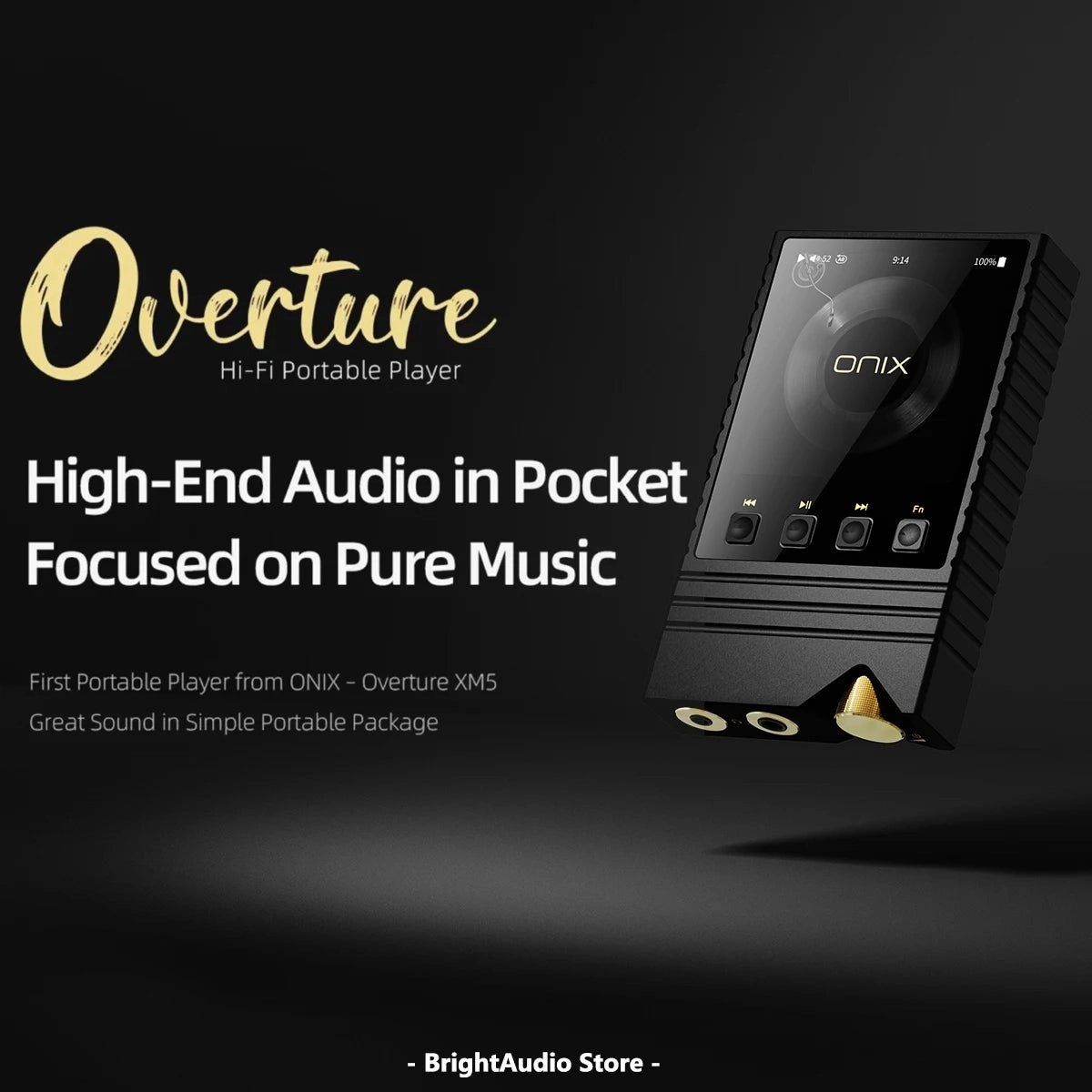 SHANLING ONIX Overture XM5 ES9039PRO Dual TPA6120 Bluetooth Portable Music Player
