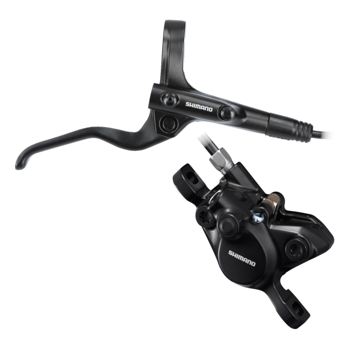 Shimano Hydraulic Disc Brake 3 Finger Alloy Lever, BL-MT201, Left, Front, B01S, 1000mm, Black