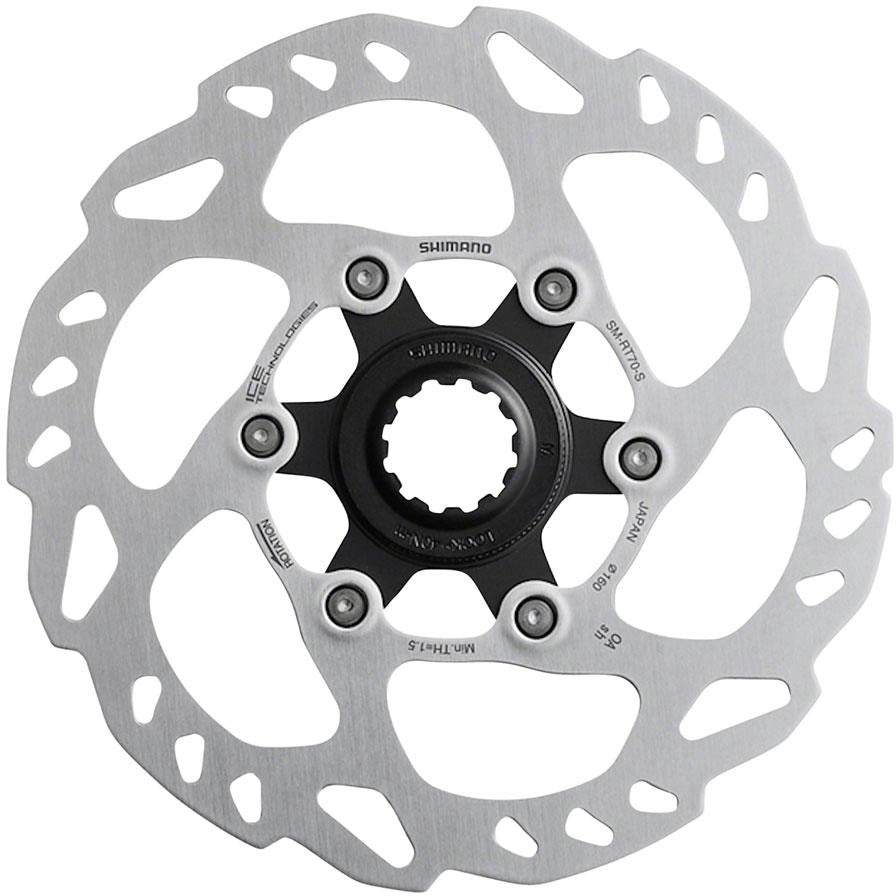 Shimano SLX SM-RT70-M Disc Brake Rotor - 180mm, Center Lock, Silver