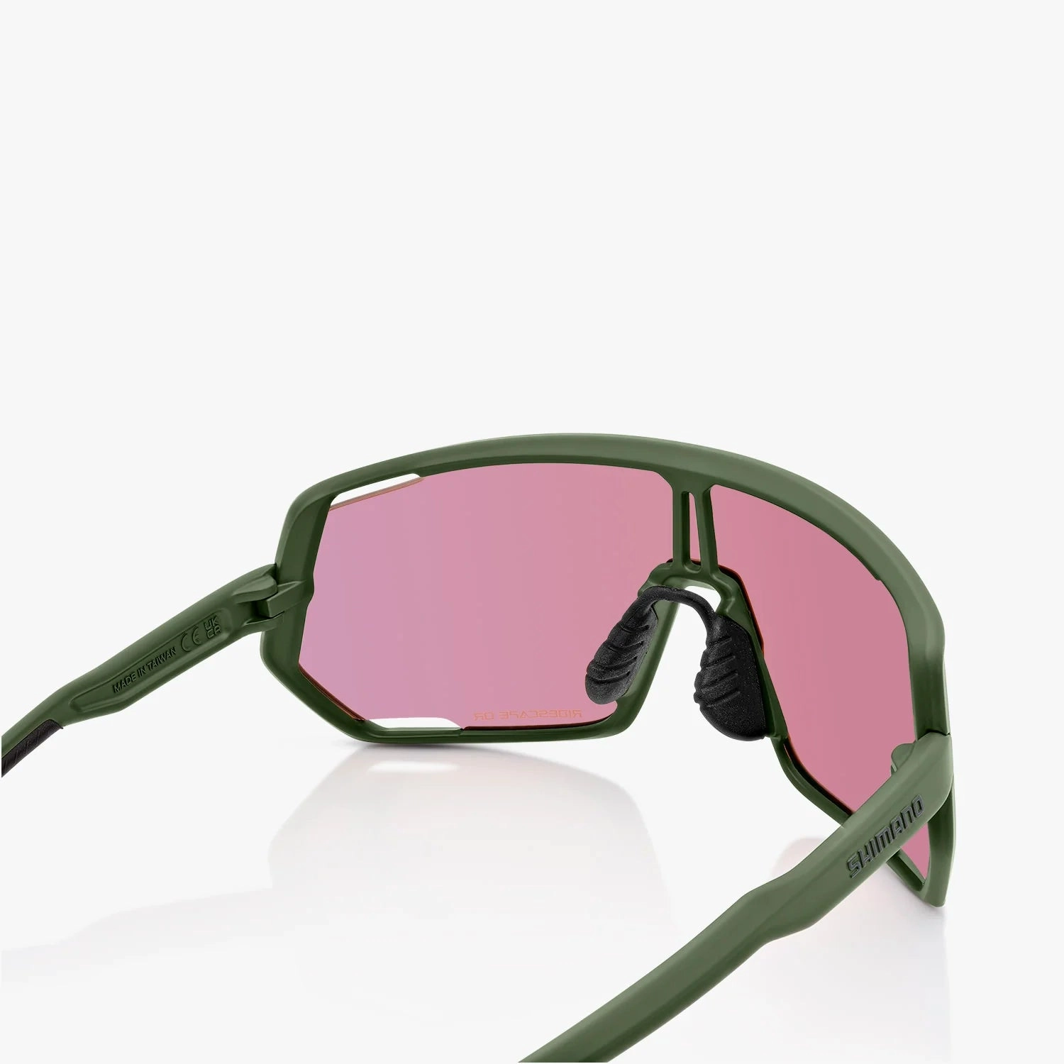 Shimano Technium 2 Sunglasses — Dark Olive Frame / RIDESCAPE Off-Road Lens