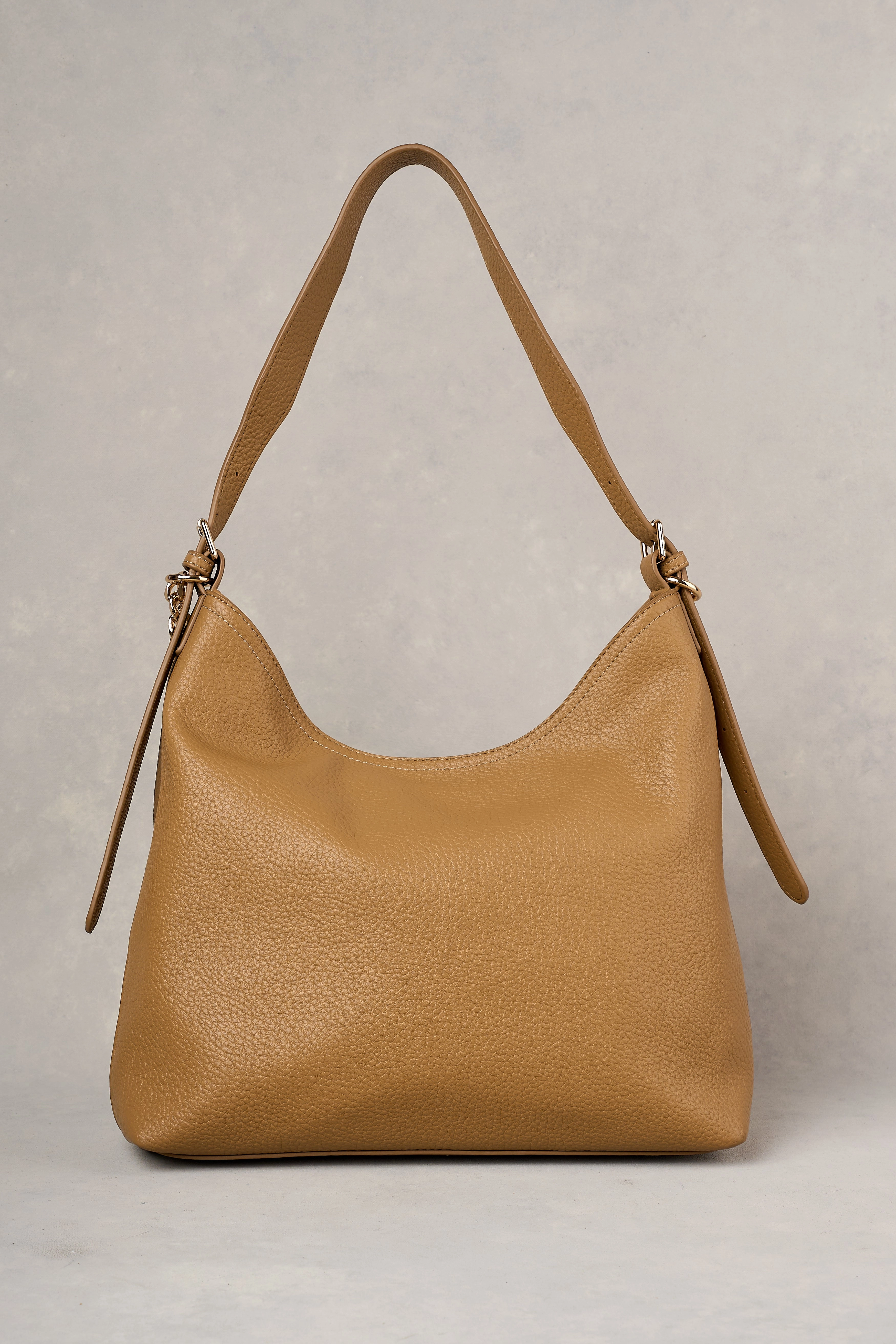 Sonia Hobo Shoulder Bag - Tan