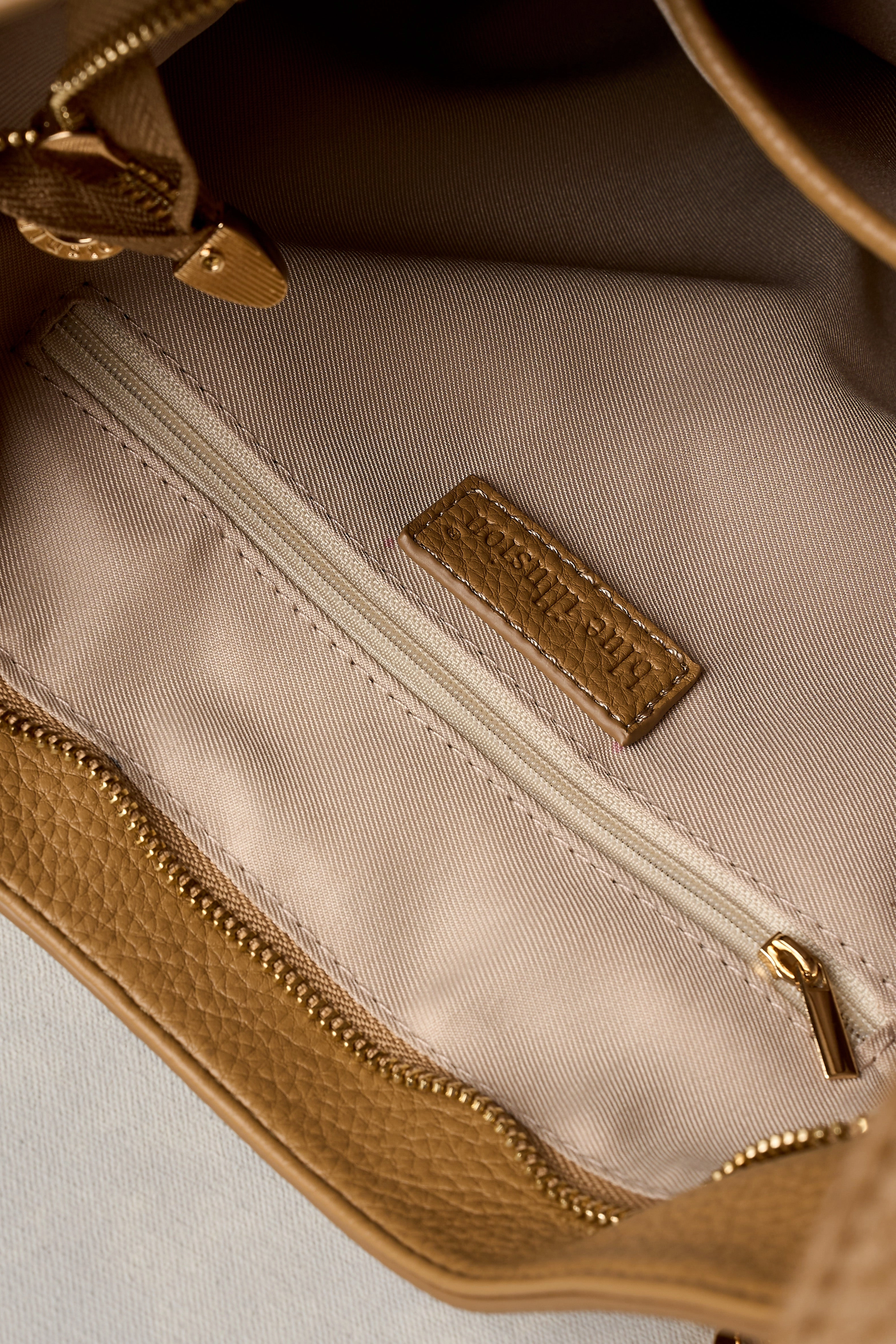 Sonia Hobo Shoulder Bag - Tan