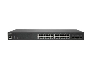 SonicWall Switch SWS14-24FPOE - Switch - managed - 24 x 10/100/1000 (PoE )   4 x 10 Gigabit SFP  - rack-mountable - PoE  (410 02-SSC-8376