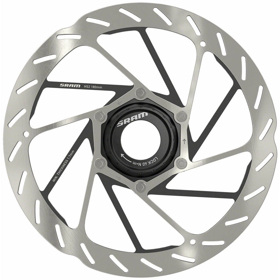 SRAM HS2 Disc Brake Rotor - 180mm, Center Lock