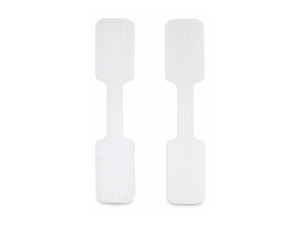 StarTech.com 3.5in (9cm) Cable Labels, 100 Pack White, Cable/Cord Tags (CABLE-TAG-HLWH) - Cable identification labels - hook-to-hook