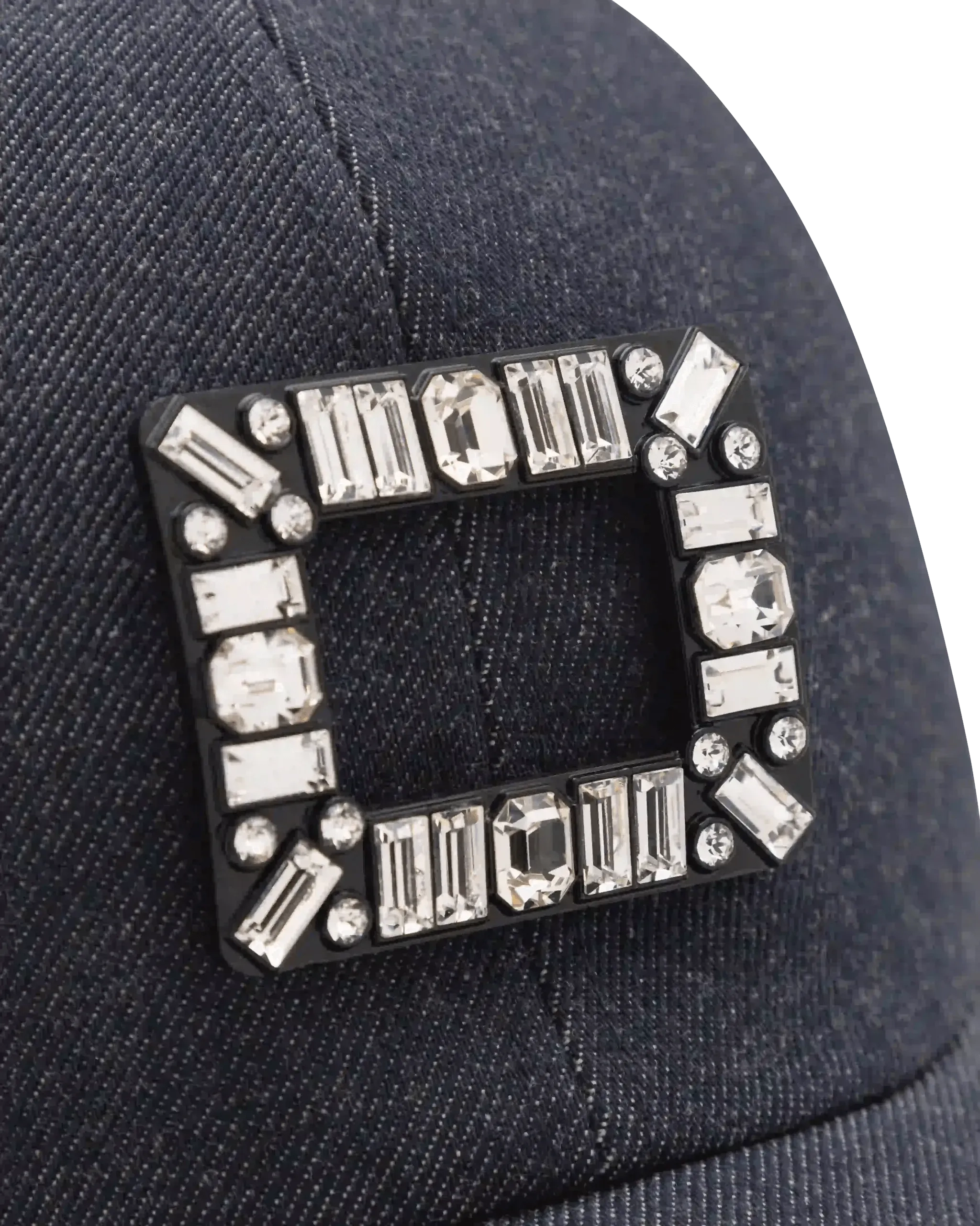 Strass Buckle Baseball Cap