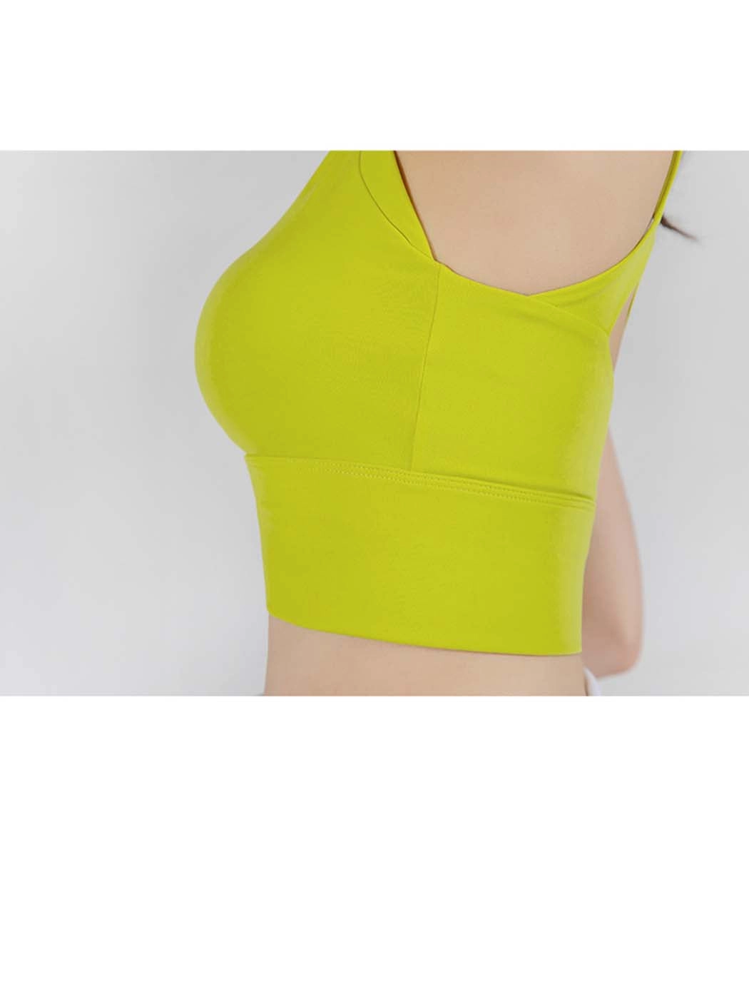 Stylish Front Zipper Yoga Sports Bra